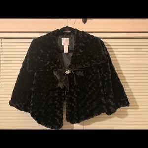 Britney Spears for Candies Faux Fur Cape